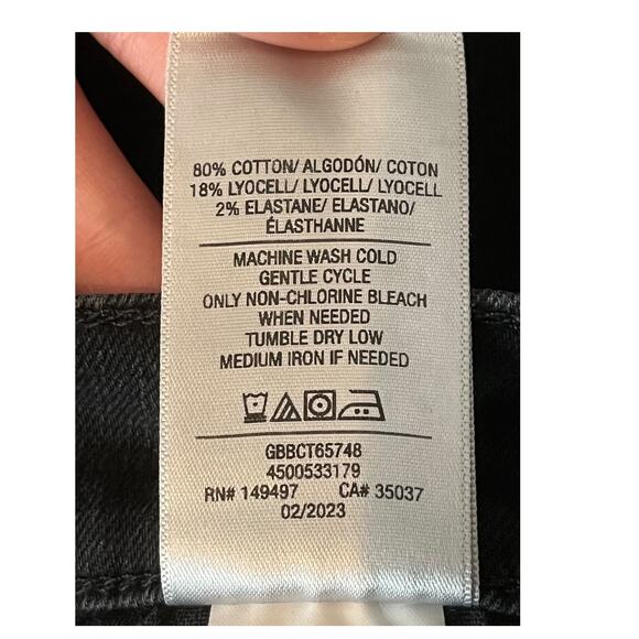 Joe's Jeans Catrin High Rise skinny ankle black size 25 - Picture 7 of 8